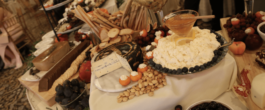 Fresh ripe fruit display guests called a highlight The Brownstone Paterson NJ
